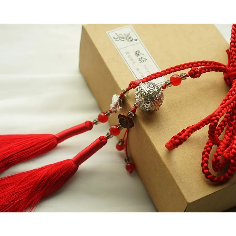 Yufu 渔夫 Fisherman's Tassel Belt Unisex Hanfu Accessory